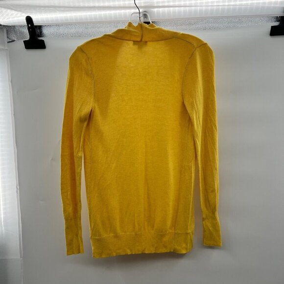 Merona Women's Open Front Long Sleeve Lightweight Cardigan Yellow Size XS - Picture 6 of 9